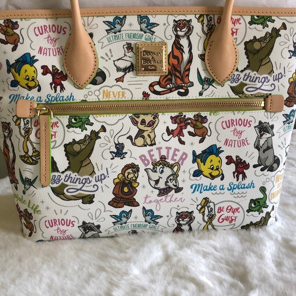 Disney Dooney and Bourke Sidekicks Tote RARE! - Picture 3 of 12